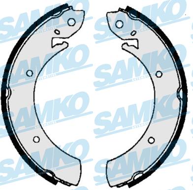 Samko 86070 - Комплект спирачна челюст vvparts.bg