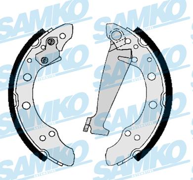Samko 86830 - Комплект спирачна челюст vvparts.bg