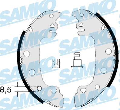 Samko 80770 - Комплект спирачна челюст vvparts.bg