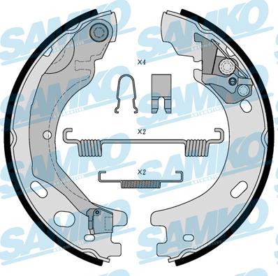 Samko 81030 - Комплект спирачна челюст vvparts.bg