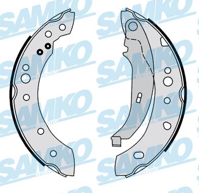 Samko 81161 - Комплект спирачна челюст vvparts.bg