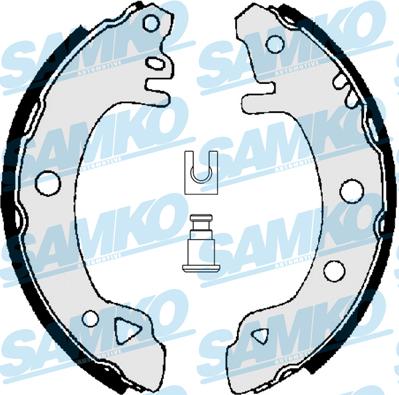 Samko 81380 - Комплект спирачна челюст vvparts.bg