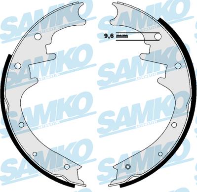 Samko 88990 - Комплект спирачна челюст vvparts.bg