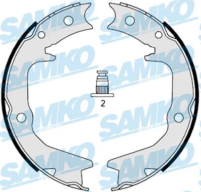 Samko 88920 - Комплект спирачна челюст vvparts.bg