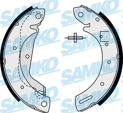 Samko 88500 - Комплект спирачна челюст vvparts.bg