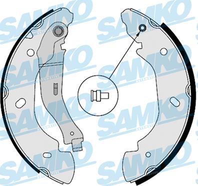 Samko 88580 - Комплект спирачна челюст vvparts.bg