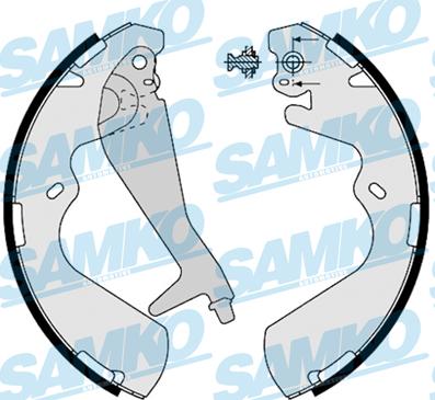 Samko 88240 - Комплект спирачна челюст vvparts.bg