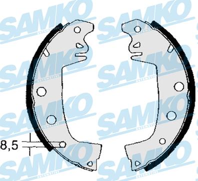 Samko 82970 - Комплект спирачна челюст vvparts.bg