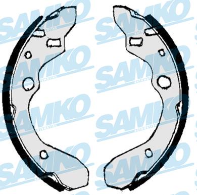 Samko 87010 - Комплект спирачна челюст vvparts.bg