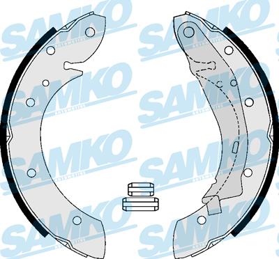 Samko 87165 - Комплект спирачна челюст vvparts.bg