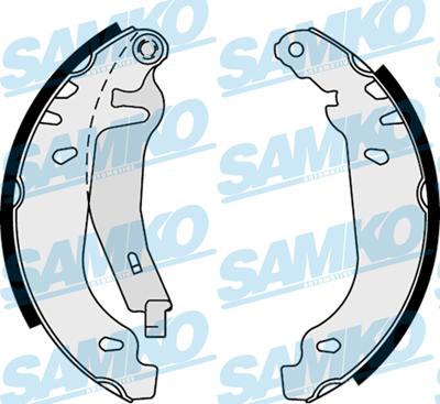 Samko 87830 - Комплект спирачна челюст vvparts.bg