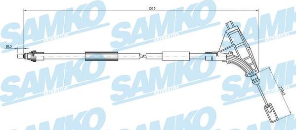 Samko C0640B - Жило, ръчна спирачка vvparts.bg