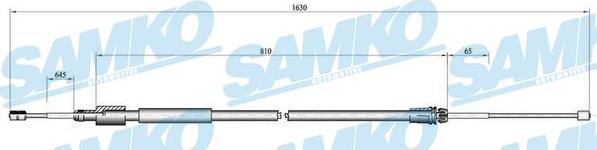 Samko C0098B - Жило, ръчна спирачка vvparts.bg