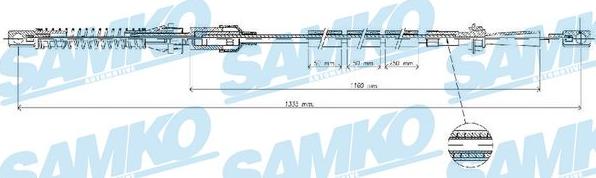 Samko C0073A - Жило за газ vvparts.bg