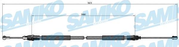 Samko C0749B - Жило, ръчна спирачка vvparts.bg