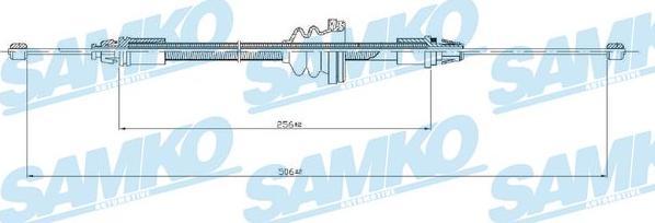 Samko C0746B - Жило, ръчна спирачка vvparts.bg