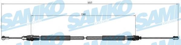 Samko C0748B - Жило, ръчна спирачка vvparts.bg