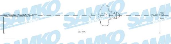 Samko C1691B - Жило, ръчна спирачка vvparts.bg