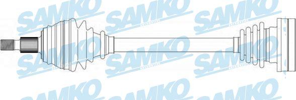 Samko DS43007 - Полуоска vvparts.bg