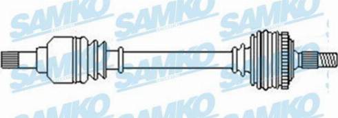 Samko DS52454 - Полуоска vvparts.bg