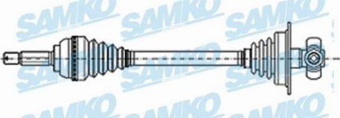 Samko DS52206 - Полуоска vvparts.bg