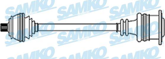 Samko DS14252 - Полуоска vvparts.bg