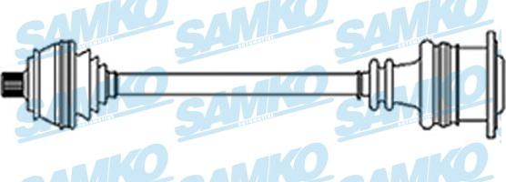 Samko DS14222 - Полуоска vvparts.bg