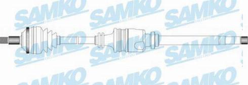 Samko DS16089 - Полуоска vvparts.bg