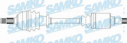 Samko DS16080 - Полуоска vvparts.bg