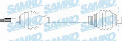 Samko DS39012 - Полуоска vvparts.bg
