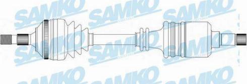 Samko DS38133 - Полуоска vvparts.bg