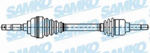 Samko DS21063 - Полуоска vvparts.bg