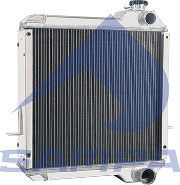 Sampa 096.5669 - Радиатор, охлаждане на двигателя vvparts.bg