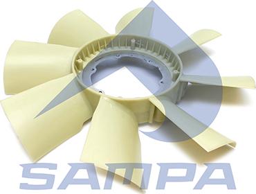 Sampa 041.400 - Вентилатор, охлаждане на двигателя vvparts.bg