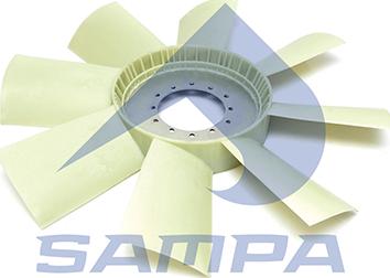 Sampa 041.399 - Вентилатор, охлаждане на двигателя vvparts.bg