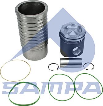 Sampa 047.287 - Ремонтен к-кт, бутало / риза vvparts.bg