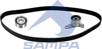 Sampa 060.758 - Комплект ангренажен ремък vvparts.bg