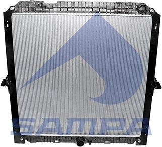 Sampa 010.1104 - Радиатор, охлаждане на двигателя vvparts.bg