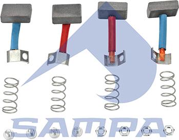 Sampa 010.2378 - Въглеродна четка, стартер vvparts.bg