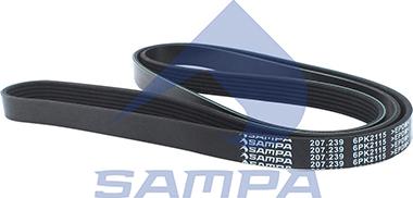 Sampa 207.239 - Пистов ремък vvparts.bg