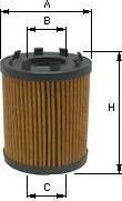 SAMPIYON FILTER CE 1049 EX - Маслен филтър vvparts.bg