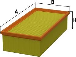 SAMPIYON FILTER CP 0023 - Въздушен филтър vvparts.bg