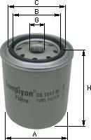 SAMPIYON FILTER CS 0064 M - Горивен филтър vvparts.bg