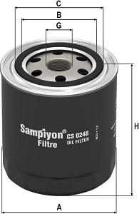 SAMPIYON FILTER CS 0248 - Маслен филтър vvparts.bg