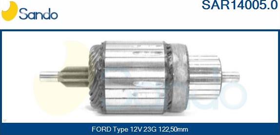 Sando SAR14005.0 - Ротор, стартер vvparts.bg