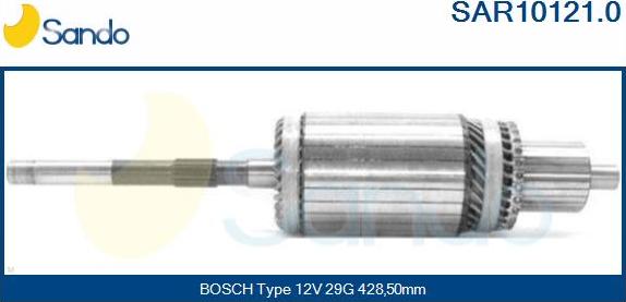 Sando SAR10121.0 - Ротор, стартер vvparts.bg