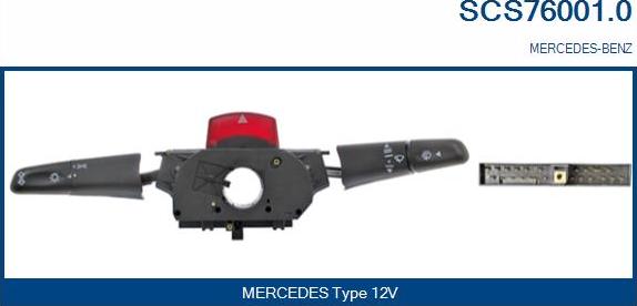 Sando SCS76001.0 - Превключвател на кормилната колона vvparts.bg