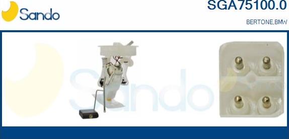 Sando SGA75100.0 - Горивопроводен модул (горивна помпа+сонда) vvparts.bg