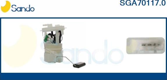 Sando SGA70117.0 - Горивопроводен модул (горивна помпа+сонда) vvparts.bg