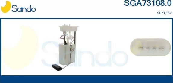 Sando SGA73108.0 - Горивопроводен модул (горивна помпа+сонда) vvparts.bg